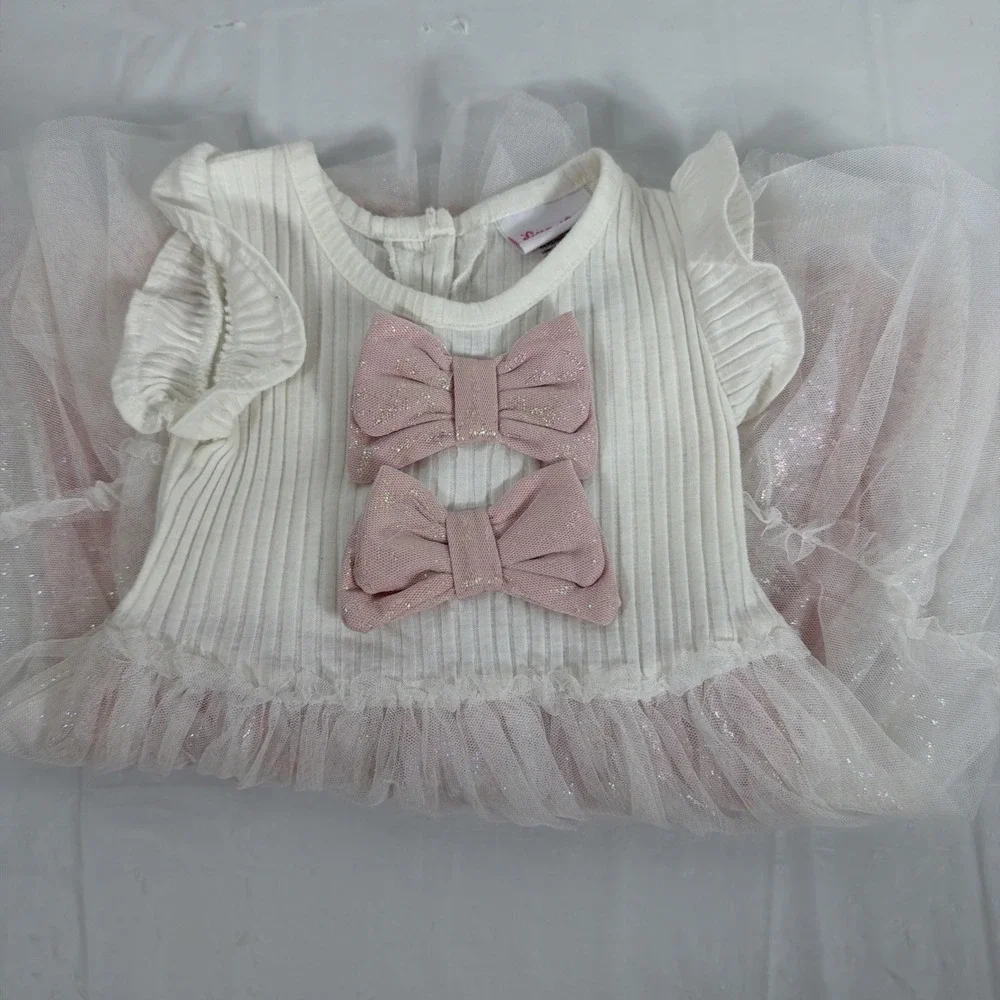 Little Lass‎ Pink Frilly 2T Dress. Lace Tulle And Ruffle.